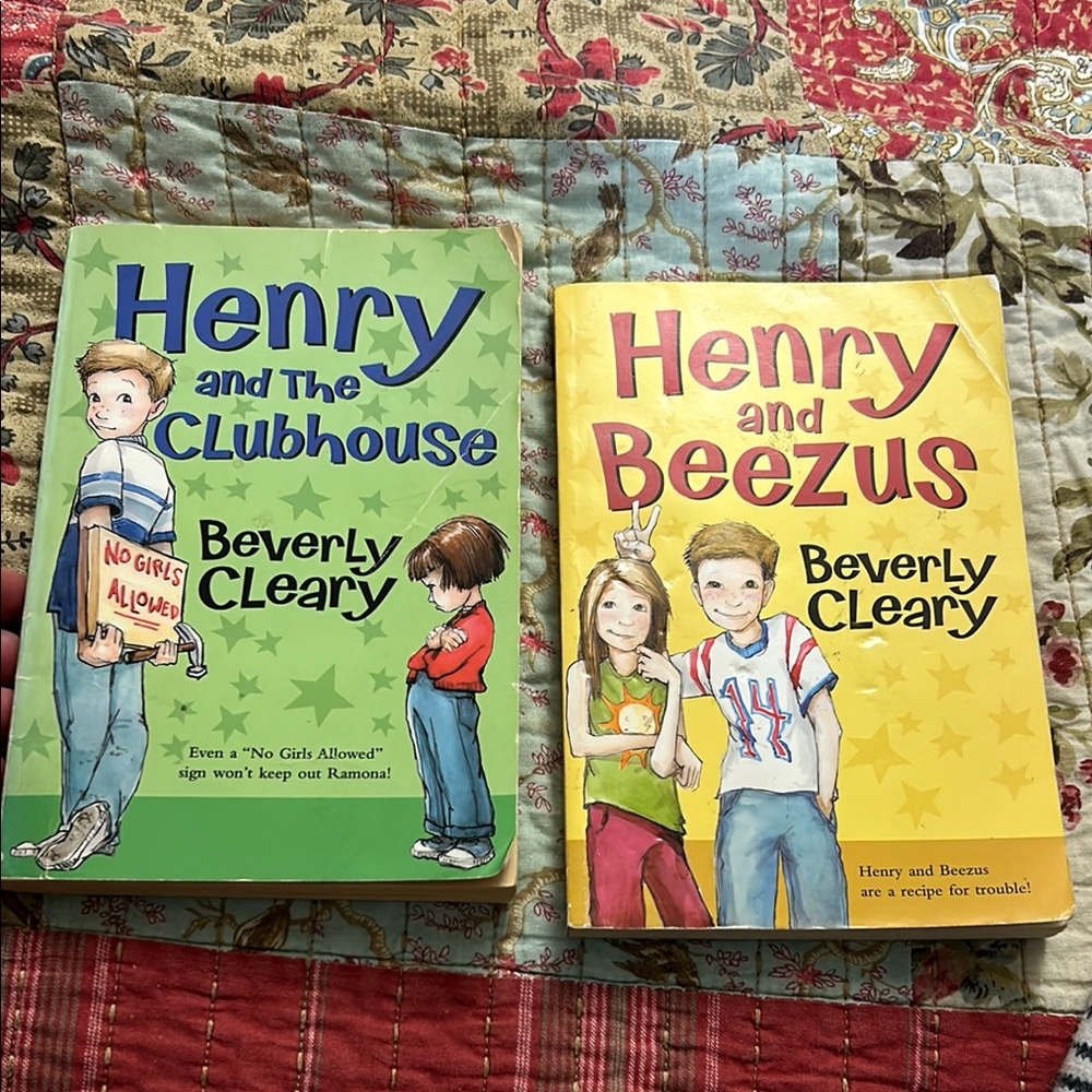 Beverly Cleary Books - Henry and the Clubhouse & Henry and Beezus
